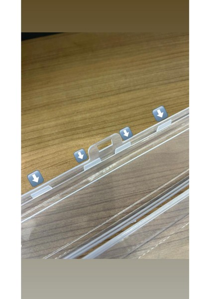 Şeffaf 10'lu Çatal Kaşık Bıçak Saklama Kutusu Seti, Plastik, Düzenleyici, Pratik, Hacim: 0-249 ml