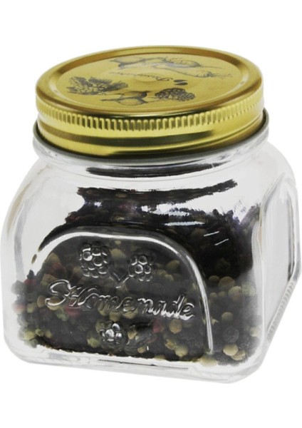 Şeffaf 300cc cam kavanoz seti, 6'lı, pratik saklama kabı, temiz ve dayanıklı modelleri