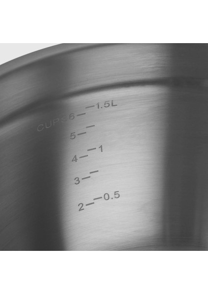 Paslanmaz Çelik Saklama Kabı Seti, 3'lü, Metalik Gri, Sağlam ve şık tasarım modelleri