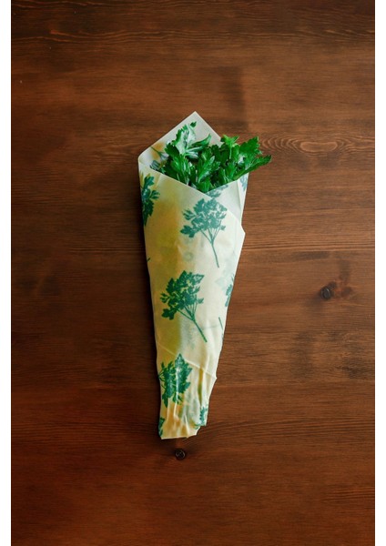 3'lü Balmumlu Saklama Kumaşı Seti, Renkli ve Yeniden Kullanılabilir, Sarı fırsatları