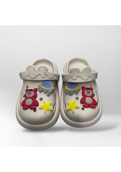 Çocuk Terlik Eva Crocss Kız ve Erkek Kaydırmaz Bahçe Plaj Kreş Havuz Günlük Terlik