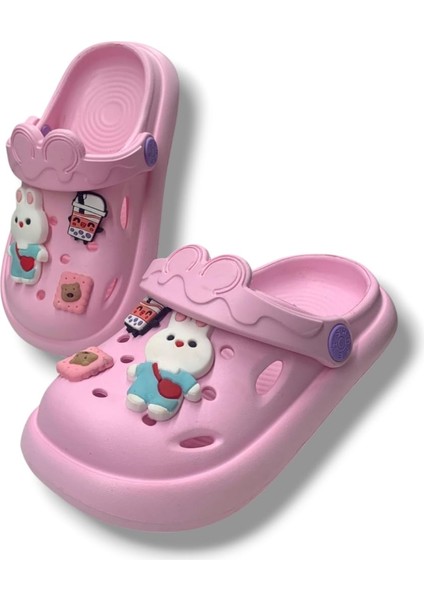 Çocuk Terlik Eva Crocss Kız ve Erkek Kaydırmaz Bahçe Plaj Kreş Havuz Günlük Terlik