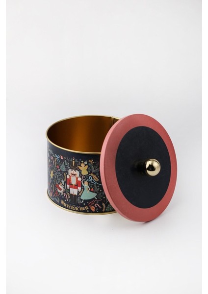 Çok Amaçlı Metal Saklama Kabı 14x10 cm 1.3L, Dayıklı ve Pratik, Altın Renk modelleri