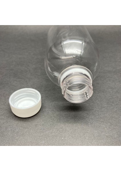 Beyaz Kapaklı 250ml Düz Model Pet Şişe, 3'lü Paket, Hafif ve Dayanıklı Plastik Malzeme fiyatları
