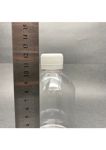 Beyaz Kapaklı 250ml Düz Model Pet Şişe, 3'lü Paket, Hafif ve Dayanıklı Plastik Malzeme modelleri
