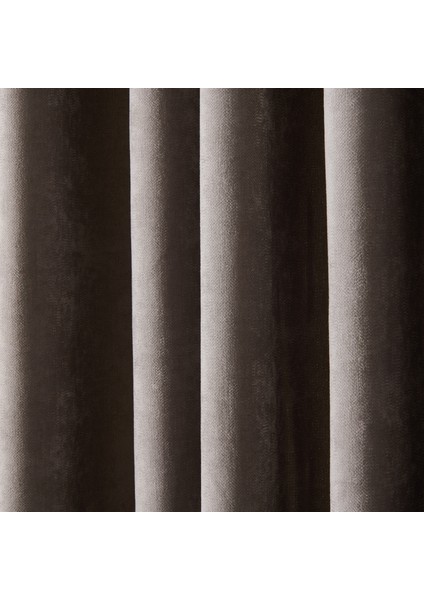 Soft Devon Fon Perde - Gri - 140X270 cm