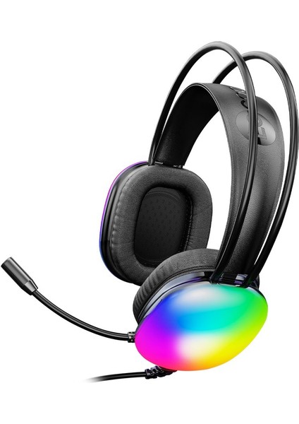 Lenovo HT409 USB Kablolu Rgb LED Aydınlatmalı Mikrofonlu Kulak Üstü Gaming Kulaklık Siyah indirimleri
