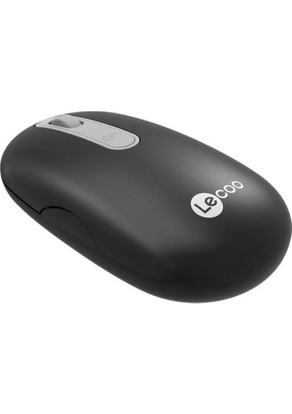 Lenovo Lecoo WS207 Şarj Edilebilir Kablosuz Mouse Siyah