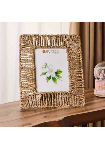 Deco Belicia Çerçeve - Kahverengi - 15X20 cm