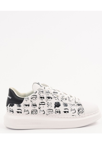Beyaz - Siyah Erkek Sneaker Kaprı Mens Twin Nft Graffiti