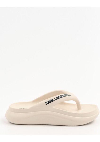 Krem Kadın Terlik KL85025