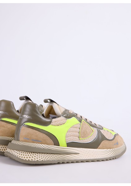 Bej - Çok Renkli Erkek Sneaker Olympıque Low Man modelleri