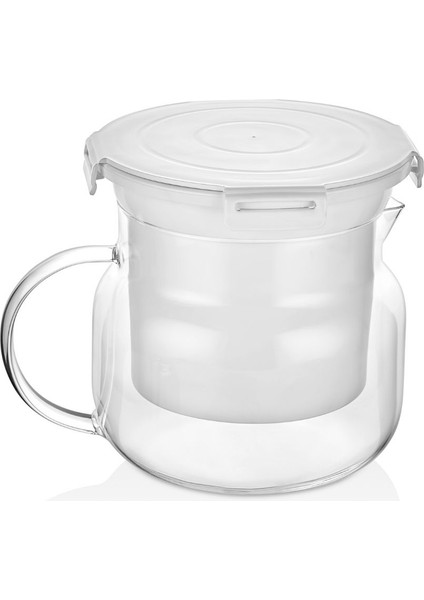 Çok Renkli 2.2L Borosilikat Cam Yoğurt ve Peynir Süzme Kabı, 5 Parça fiyatları