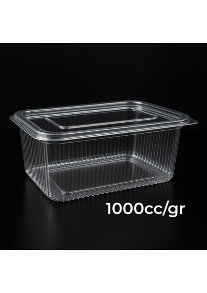 Şeffaf 1000 cc Sızdırmaz Buzluk Kabı 10'lu Set, Plastik, Çoklu Parça fiyatları