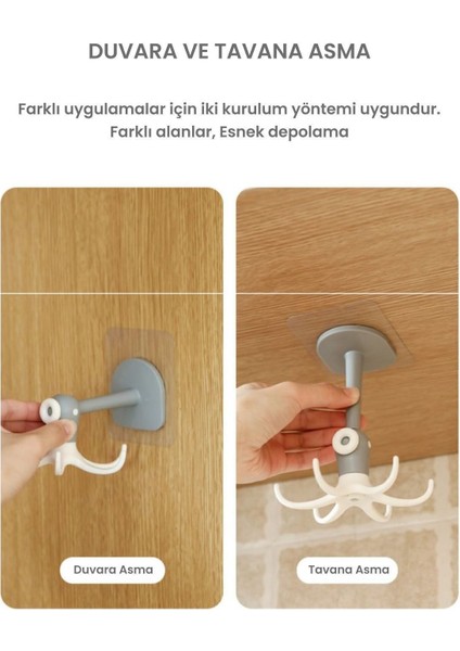 Gri Çok Amaçlı Duvar Askısı 30x49 cm Plastik Güçlü ve Şık Tasarım indirimleri