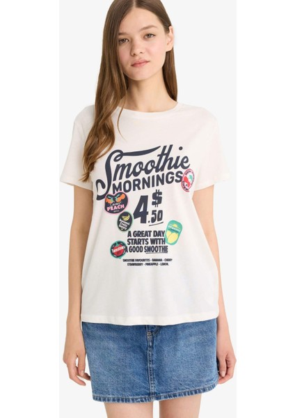 Coool Regular Fit Bisiklet Yaka Baskılı Kısa Kollu Tişört F6311AX25HS modelleri
