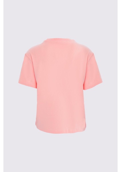 Marta Kadın Pembe Regular Fit Tişört