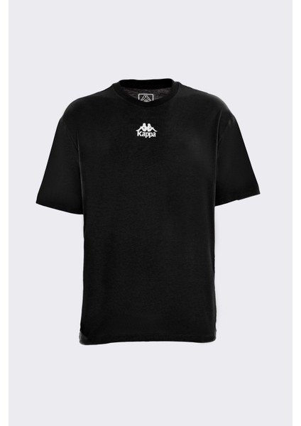 Denis Erkek Siyah Oversize Fit Tişört