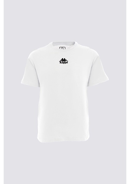 Denis Erkek Beyaz Oversize Fit Tişört