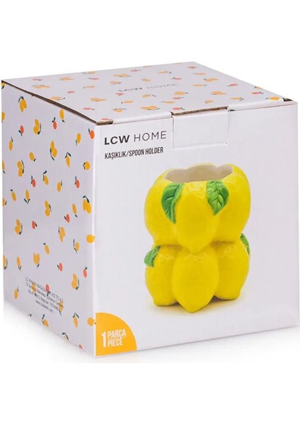 Sarı limon figürlü seramik kaşıklık, şık ve kullanışlı mutfak aksesuarı fırsatları
