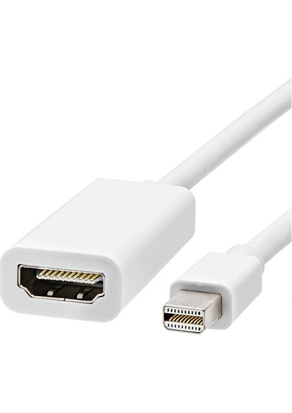 Mini Display Port Erkek To Hdmı Dişi 15 cm Çevirici Kablo