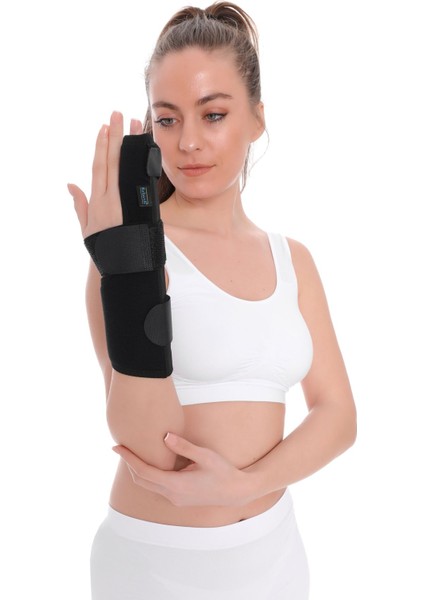 Boksör Kırığı Ateli - Sağ El | Parmak ve Bilek Stabilizasyonu | Alüminyum Atelli Profesyonel Destek