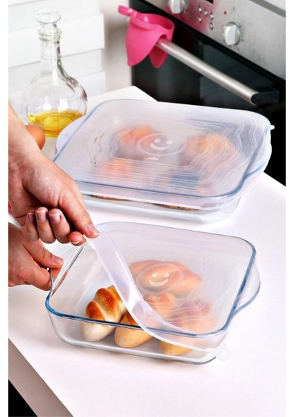 7-12 parça şeffaf silikon kapaklar, çeşitli şekil ve renk seçenekleriyle set modelleri