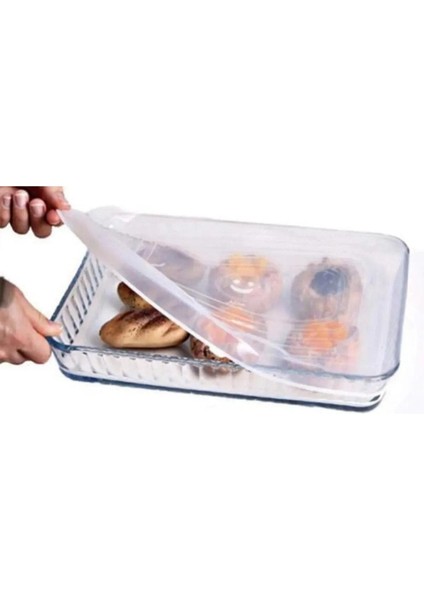 7-12 parça şeffaf silikon kapaklar, çeşitli şekil ve renk seçenekleriyle set fırsatları