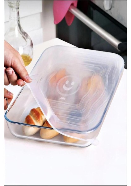 7-12 parça şeffaf silikon kapaklar, çeşitli şekil ve renk seçenekleriyle set indirimleri