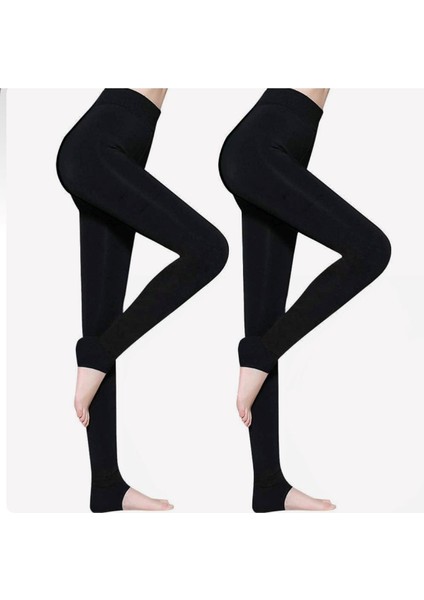 Siyah Peluş Tayt PT580-1 modelleri