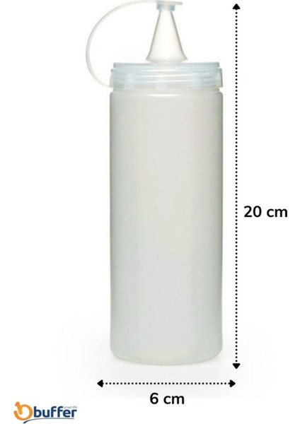 Şeffaf Kapaklı Sızdırmaz Yağlıklar, 400 ml, 10'lu Paket indirimleri