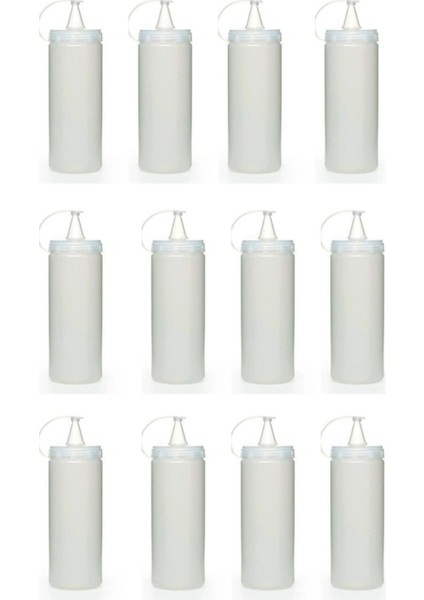 12'li Şeffaf Kapaklı 400 ml Yağlık Seti, Sızdırmaz ve Pratik Kullanım