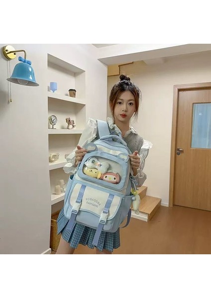 Ortaokul Öğrencileri Büyük Kapasiteli Seyahat Sırt Çantası Kadın Üniversite Öğrencileri Lise Öğrencileri Sırt Çantası (Yurt Dışından) indirimleri