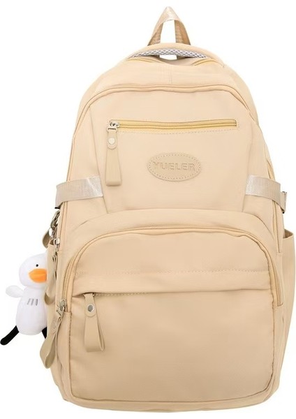 Sırt Çantası Basit Büyük Kapasiteli Seyahat Sırt Çantası Kadın Ortaokul Öğrencileri Lise Öğrencileri Yeni Okul Çantası (Yurt Dışından)