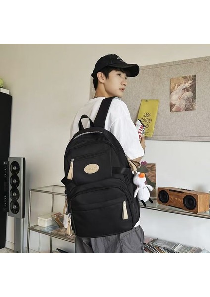 Sırt Çantası Basit Büyük Kapasiteli Seyahat Sırt Çantası Kadın Ortaokul Öğrencileri Lise Öğrencileri Yeni Okul Çantası (Yurt Dışından) fırsatları