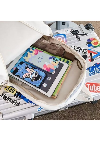 Sırt Çantası Basit Büyük Kapasiteli Seyahat Sırt Çantası Kadın Ortaokul Öğrencileri Lise Öğrencileri Yeni Okul Çantası (Yurt Dışından) indirimleri