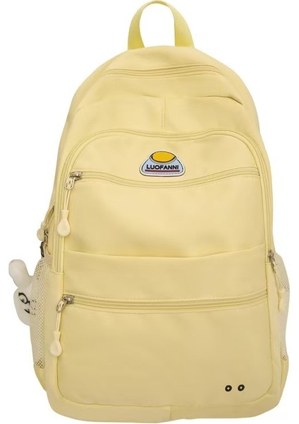 Sırt Çantası Basit Büyük Kapasiteli Seyahat Sırt Çantası Kadın Ortaokul Öğrencileri Lise Öğrencileri Yeni Okul Çantası (Yurt Dışından)