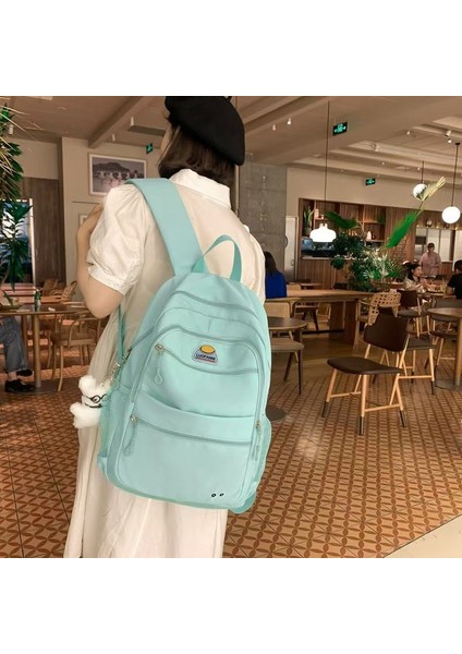 Sırt Çantası Basit Büyük Kapasiteli Seyahat Sırt Çantası Kadın Ortaokul Öğrencileri Lise Öğrencileri Yeni Okul Çantası (Yurt Dışından) fırsatları