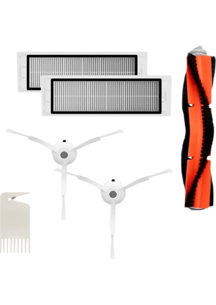Roborock/mijia 1S/S50/S51/T4/T6/XIAOWA Süpürme Robotu Aksesuarları Için Uygundur Ana Fırça Yan Fırça Filtre Aksesuarları (Yurt Dışından)