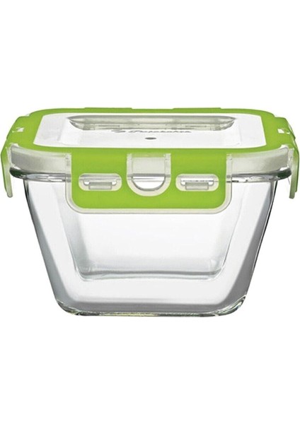 Beyaz 880 cc Cam Saklama Kabı, 2 Parça, Pratik ve Güvenli Saklama Çözümü