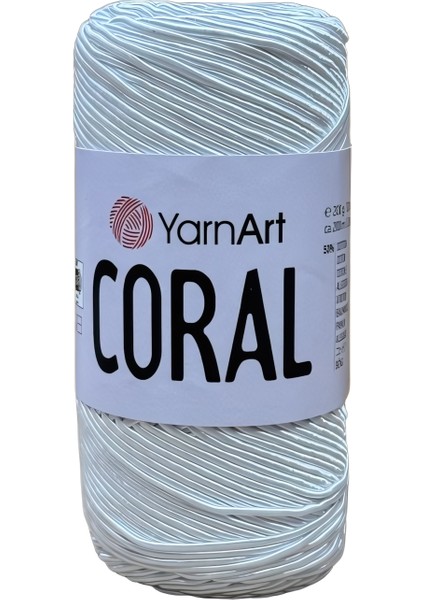 Coral Slim Supra Yumuşak ve Parlak Örgü İpi 200 gr
