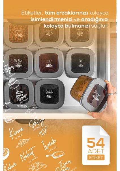 15'li Hava Geçirmez Saklama Kabı Seti, Antrasit, Plastik, 25+ Parça, Gri indirimleri