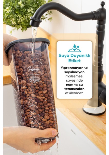 15'li Hava Geçirmez Saklama Kabı Seti, Antrasit, Plastik, 25+ Parça, Gri