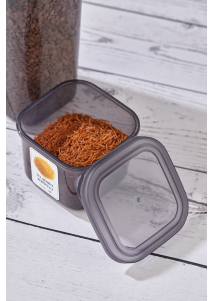 Gri Çoklu Saklama Kabı Seti, 40 Parça, Farklı Boyutlar, Dayanıklı Plastik fırsatları