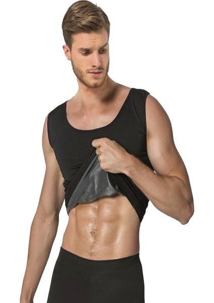 Siyah Erkek Termal Sauna Atlet - 744 - Beden Xxl Drstr