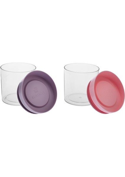 Renkli 4'lü Silikon Kapaklı Küçük Saklama Kabı Seti, Gri Renkli, Çok Amaçlı ve Dayanıklı fiyatları