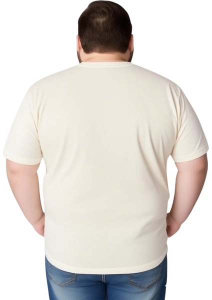 Erkek Büyük Beden Oversize Kısa Kollu T-Shirt 3xl 4xl 5xl 6xl 7xl 8xl 9xl modelleri