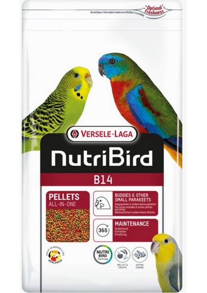 Nutrıbırd B14 Muhabbet Pelet Yem 3kg Drstr