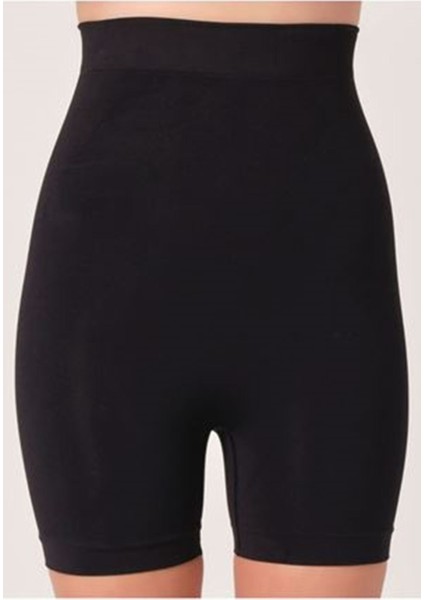 Siyah Kadın Kalça Kaldırıcı Dikişsiz Korse - 760 - Beden M Drstr