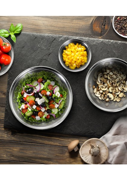 Çelik 3 Parça Kase 16CM - 20CM - 24CM modelleri